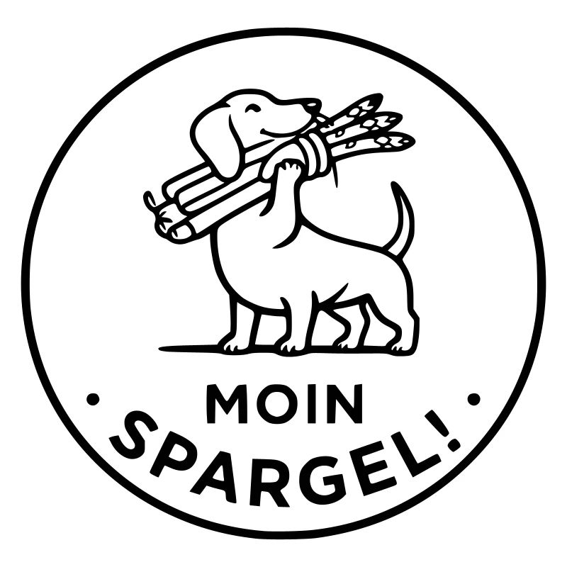 moin spargel dackel hund