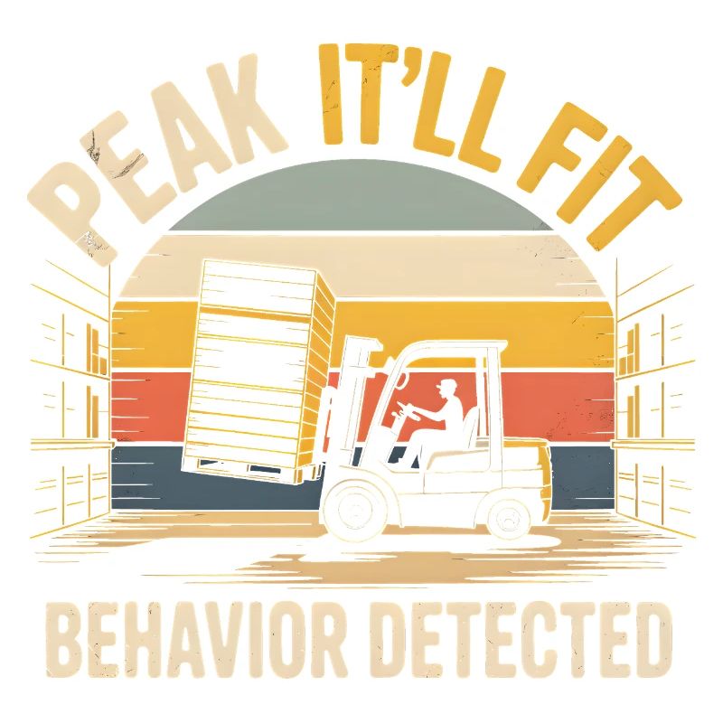 Wird schon passen | Staplerfahrer Humor