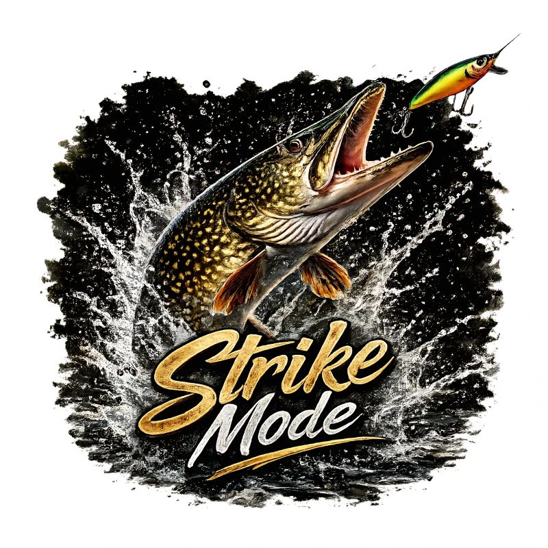 Strike Mode Pike – Predator Angelshirt
