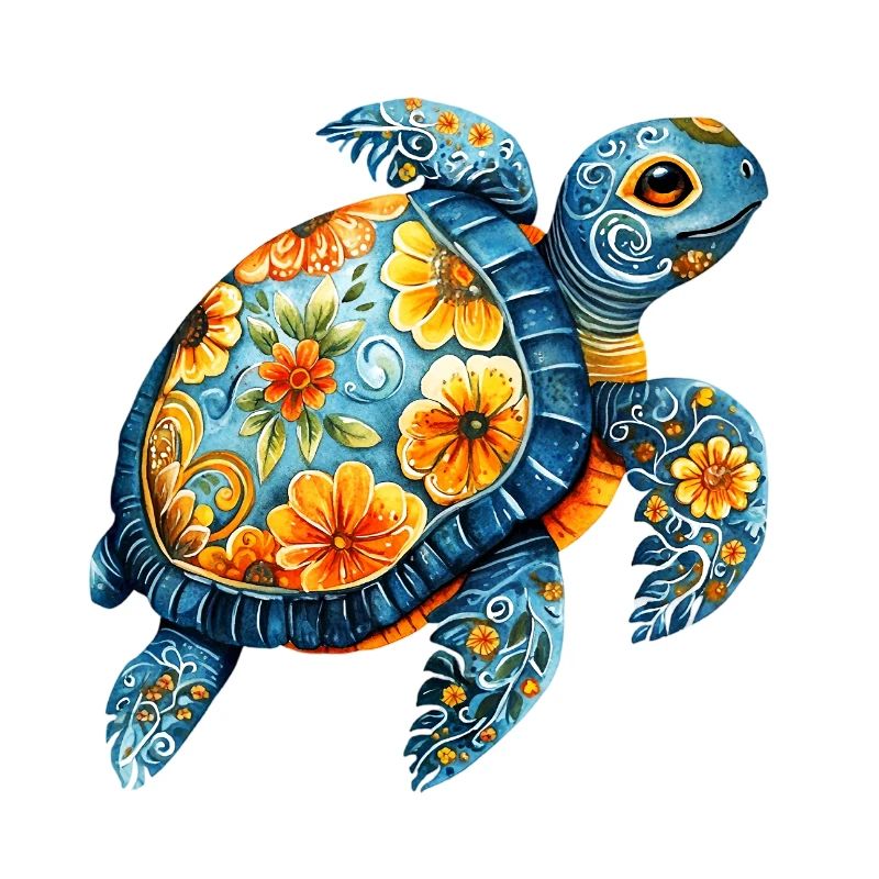 Floral Turtle