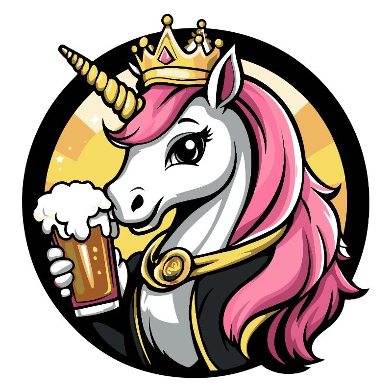 Einhorn Bier Lustig
