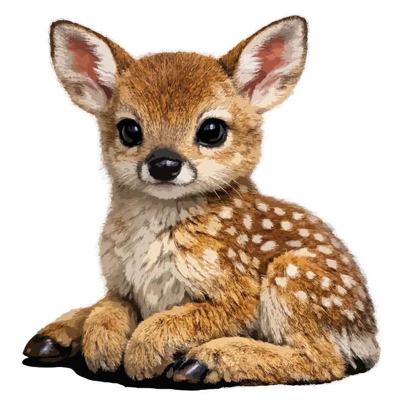 Cute Deer Boy Illustration