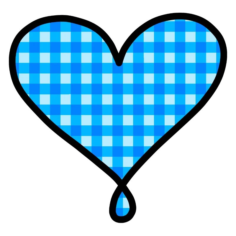 Blaues Herz
