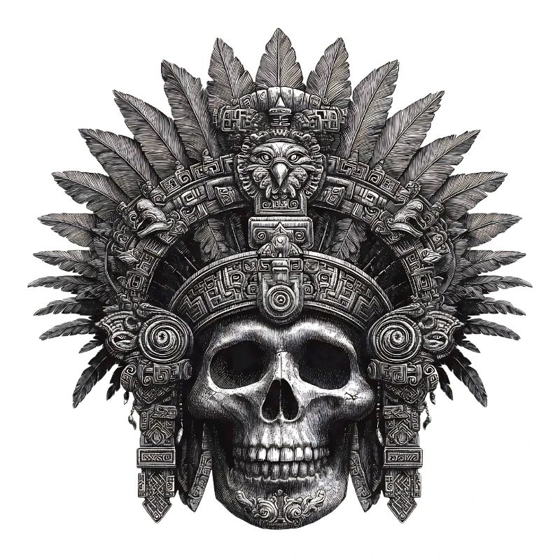 Maya Krieger Azteken Design