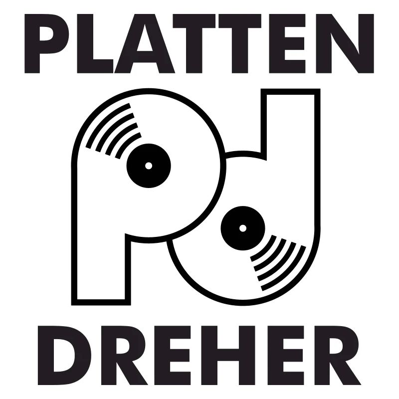 Plate turner logo with lettering