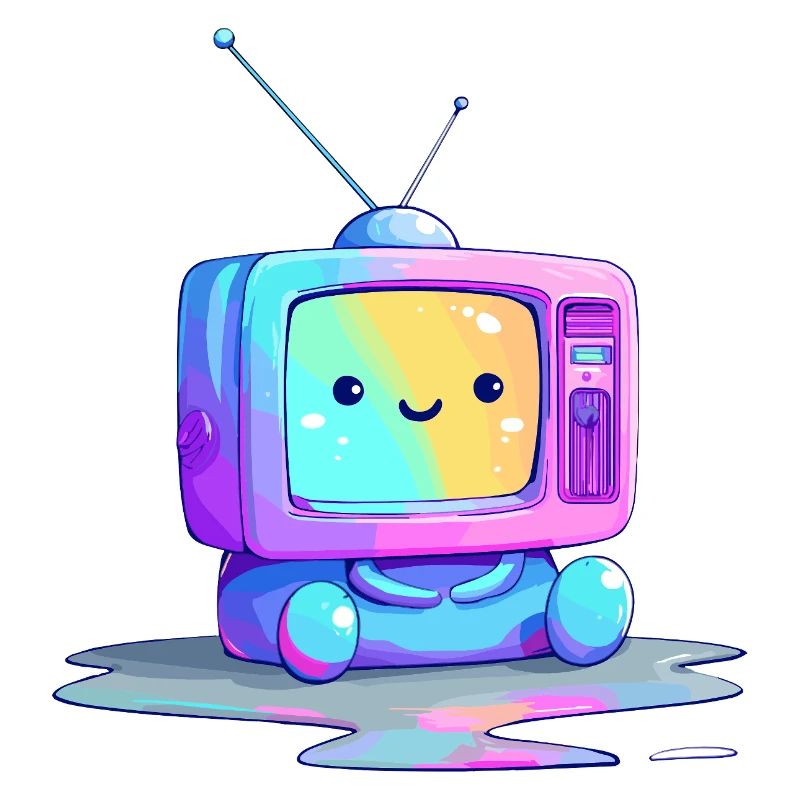 Rainbow TV Cuddly Toy
