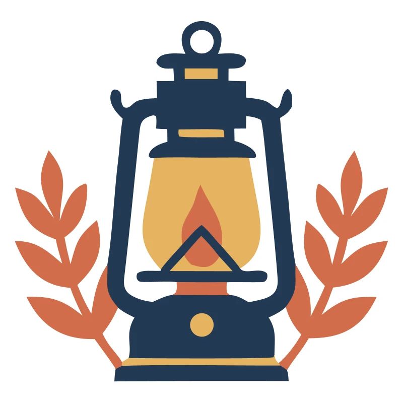 Camping Lantern Nature Forest