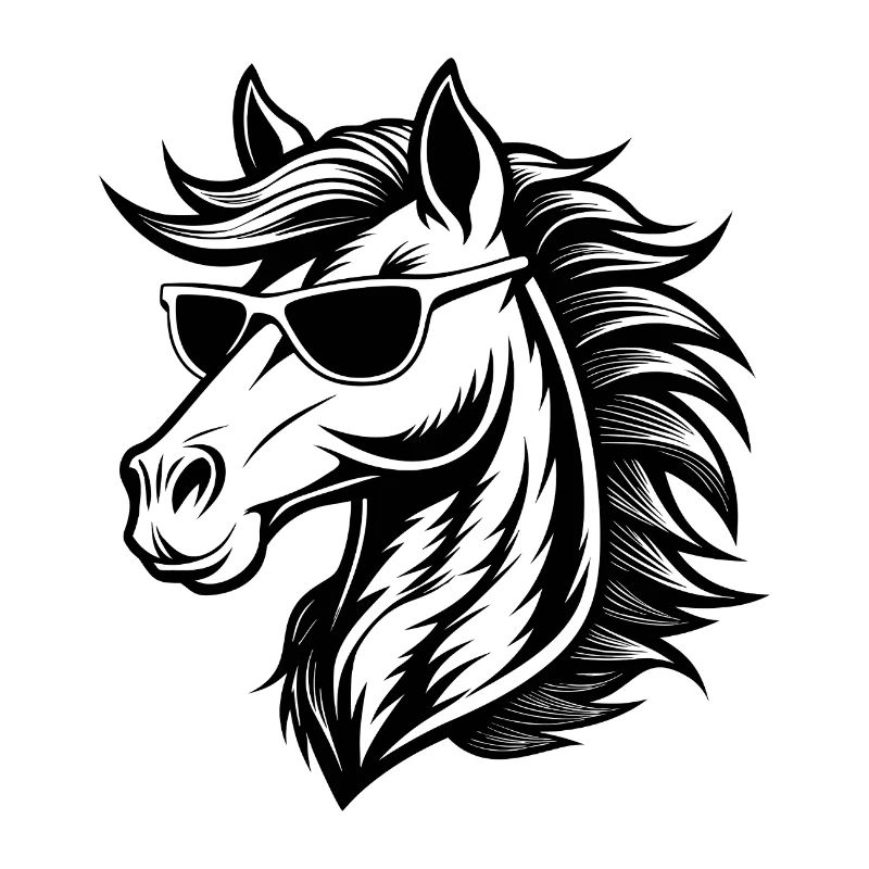 Tête de cheval cool