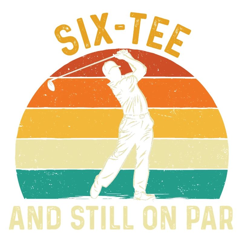 Sechs Abschlag immer noch auf Par, 60. Golf-Geburtstag.