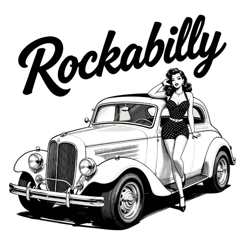 Rockabilly Pin-Up & Hot Rod Oldtimer Design