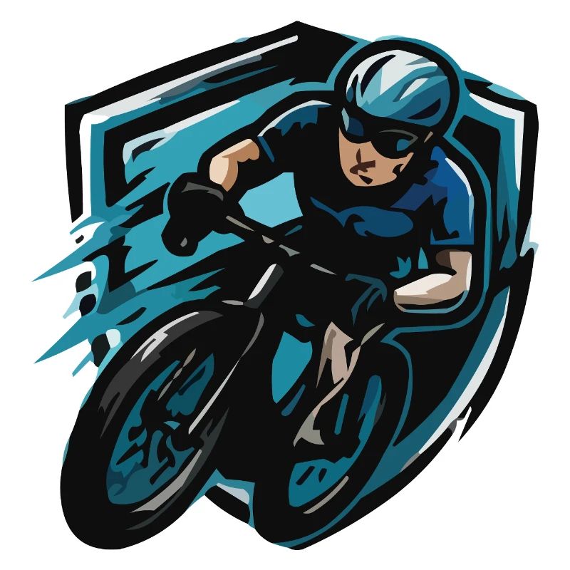 Blason de la bande dessinée Cycliste