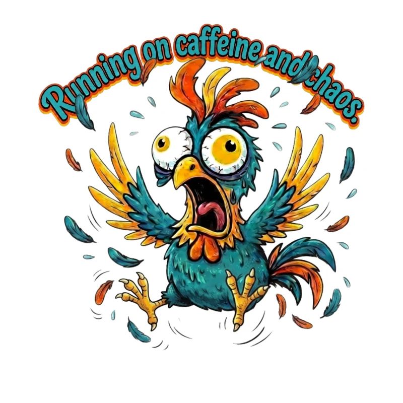 Kaffee und Chaos Hahn-Design