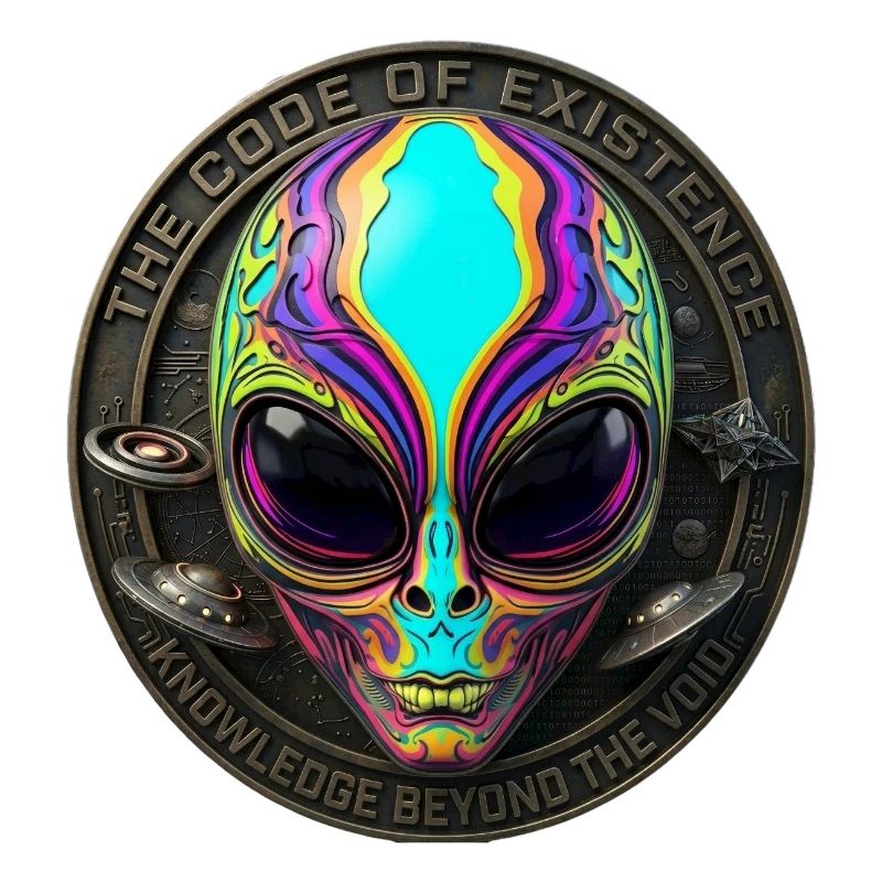 Le Code de l’existence Art de science-fiction extraterrestre