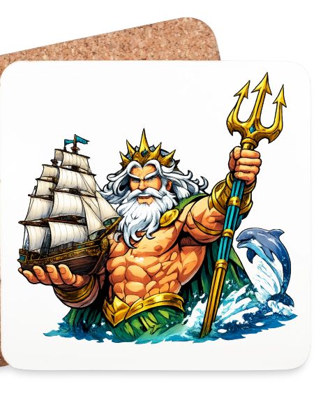 Neptun mit Seegelschiff