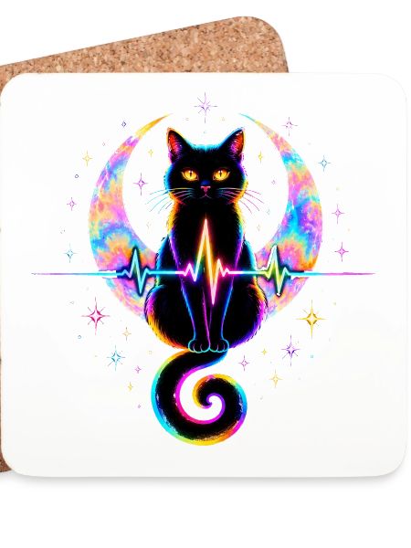 Minimalist Cat Heartbeat