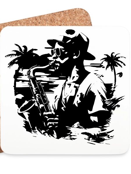Saxophonist Grafik