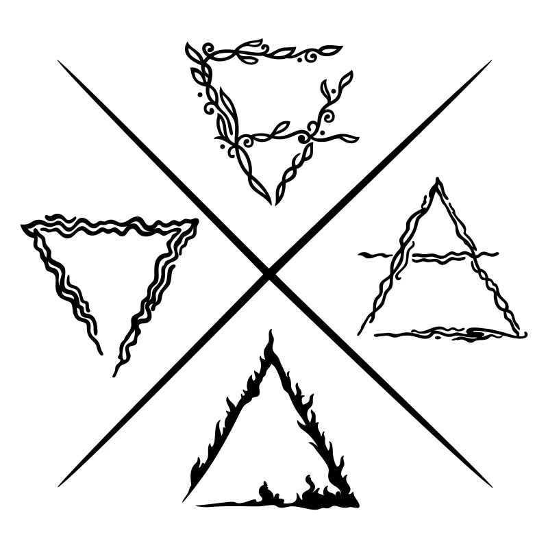 Four Element Symbols