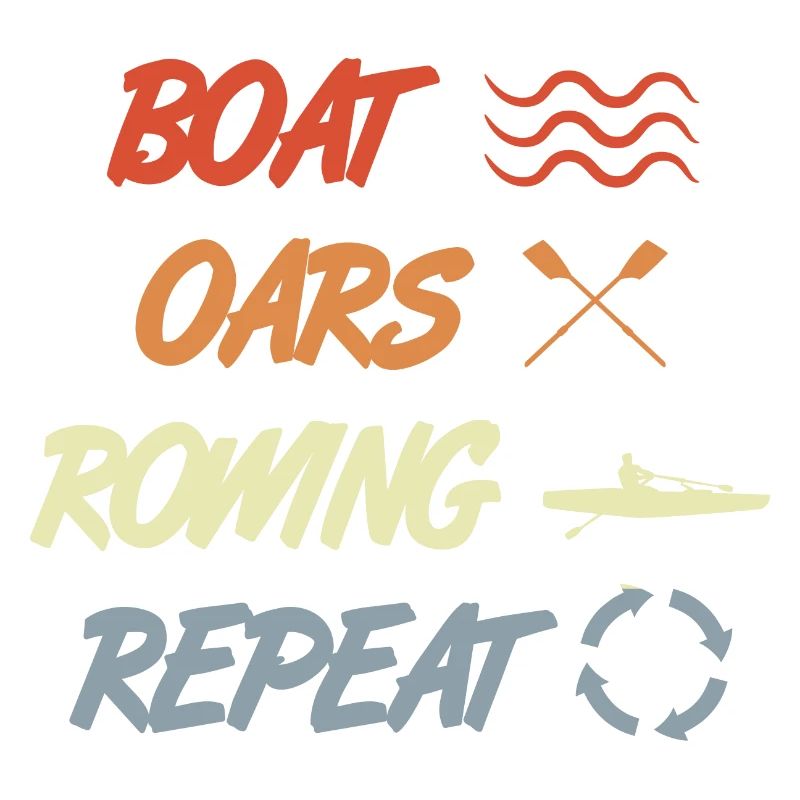 Bateau Rames Aviron Répéter