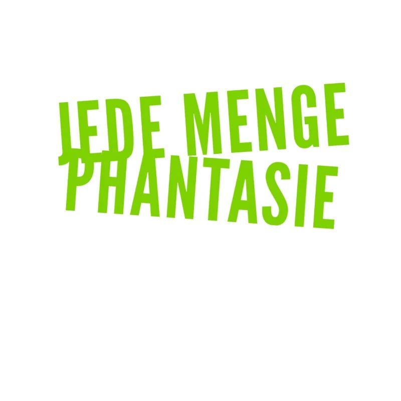 ich bin phantasievoll