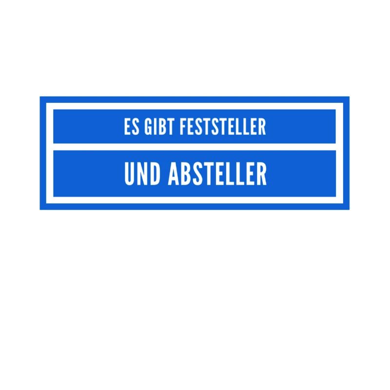 vor dir steht ein Macher