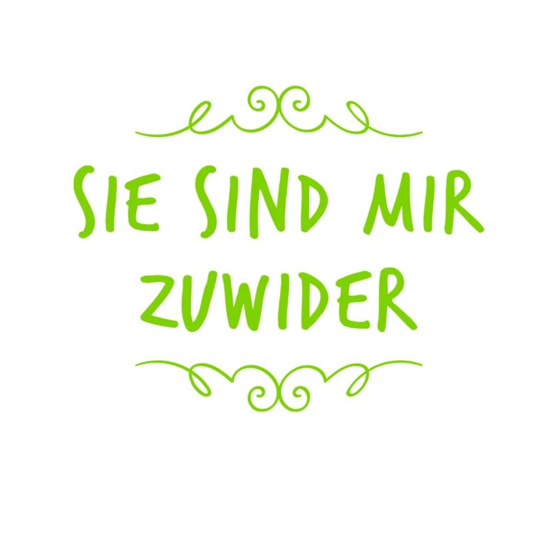 sie sind mir unsympathisch
