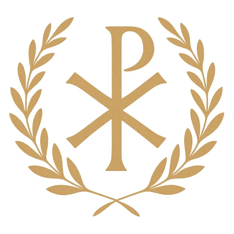 Chi-Rho Kranz Symbol