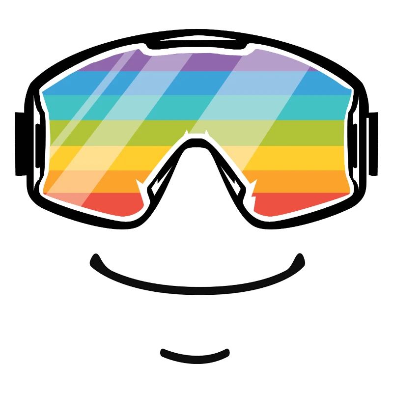 Ski Goggles Rainbow Smile Après-Ski