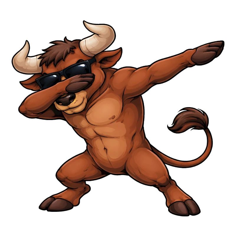 Dabbing Stier
