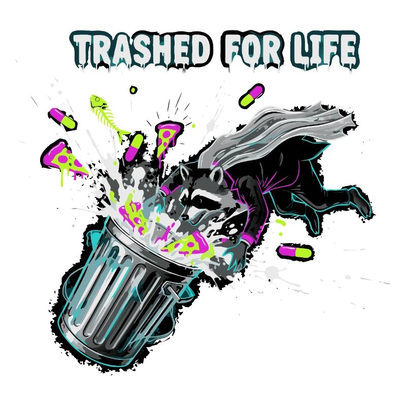 Trashed for Life Waschbär