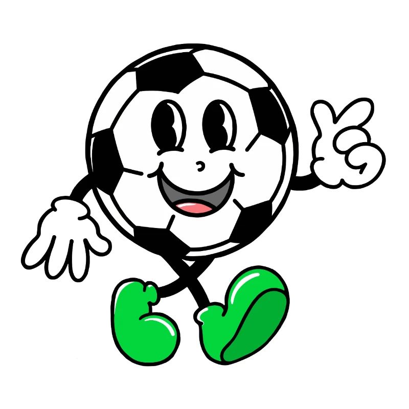 Fröhlicher Fußball