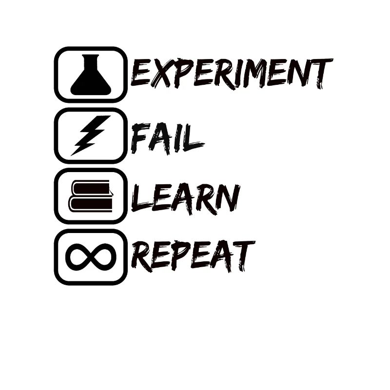 Chemie Experiment Fail Learn Repeat Agile Mindset