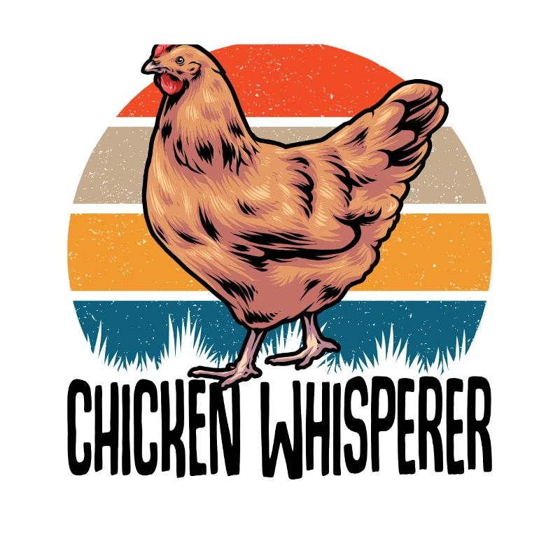 Éleveur de poulets Sort Poulet Whisperer