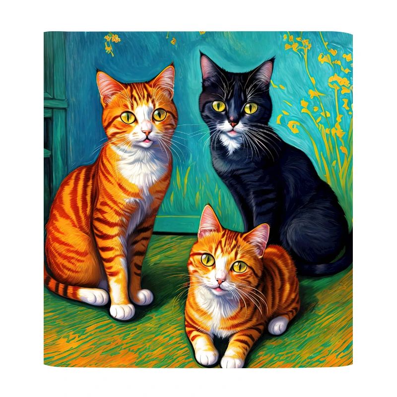 Impressionistic Cat Screaming Impressionism Cats