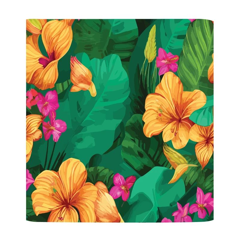 Jungle Pattern Tropical Pattern Rainforest Flowers