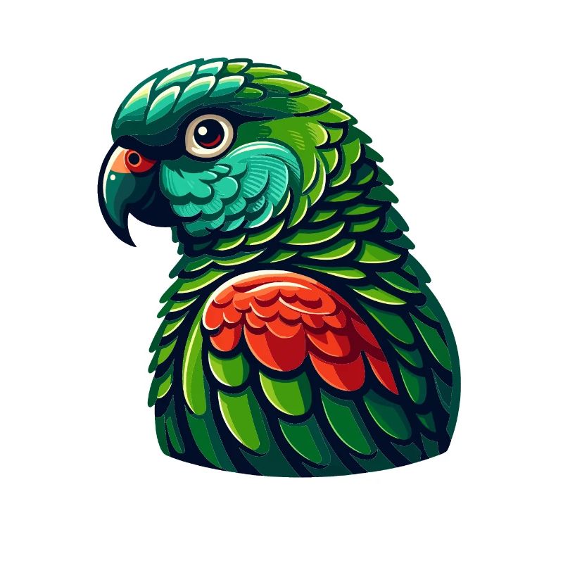 Conure à joues vertes Conure mignon Perroquet