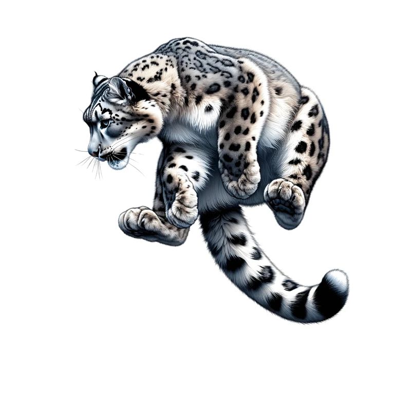 Schneeleopard Leopard Weißer Leopard