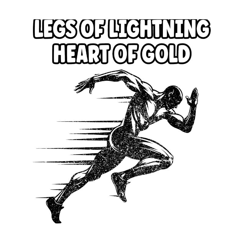 Bahnläufer Sprinter Sprint 100m Sprinter