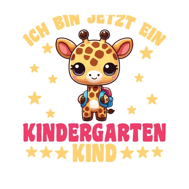 Kindergarten Giraffe Ich bin jetzt ein