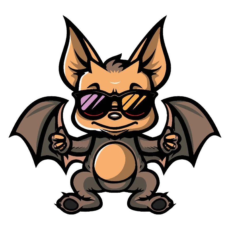 Fledermaus Cool Comic