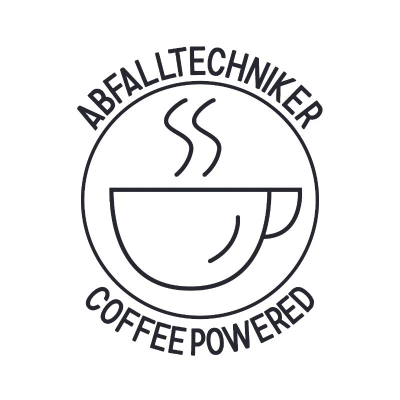 Abfalltechniker Coffee Powered