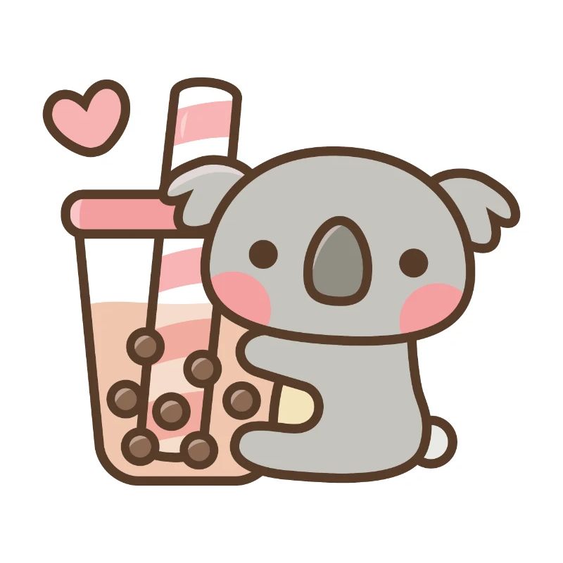 Koala and Bubble Tea