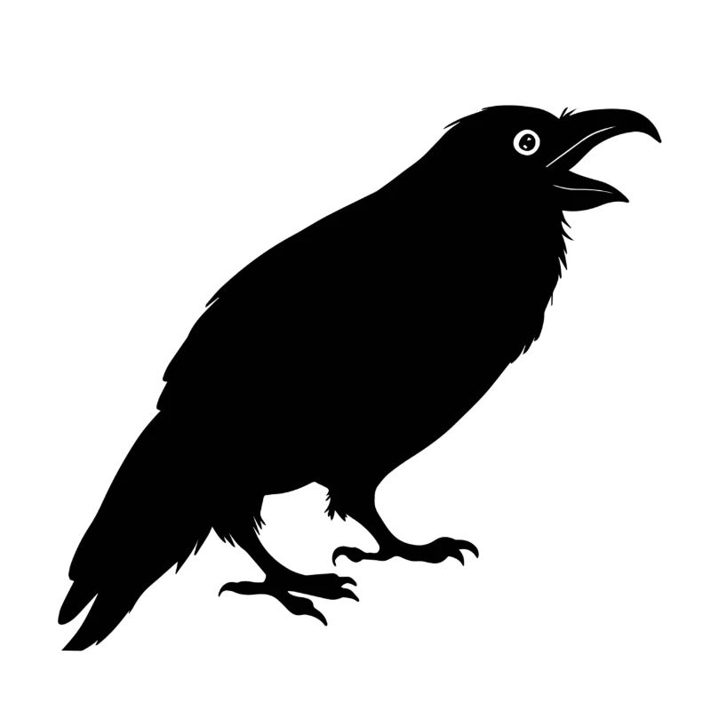 Rabe Silhouette