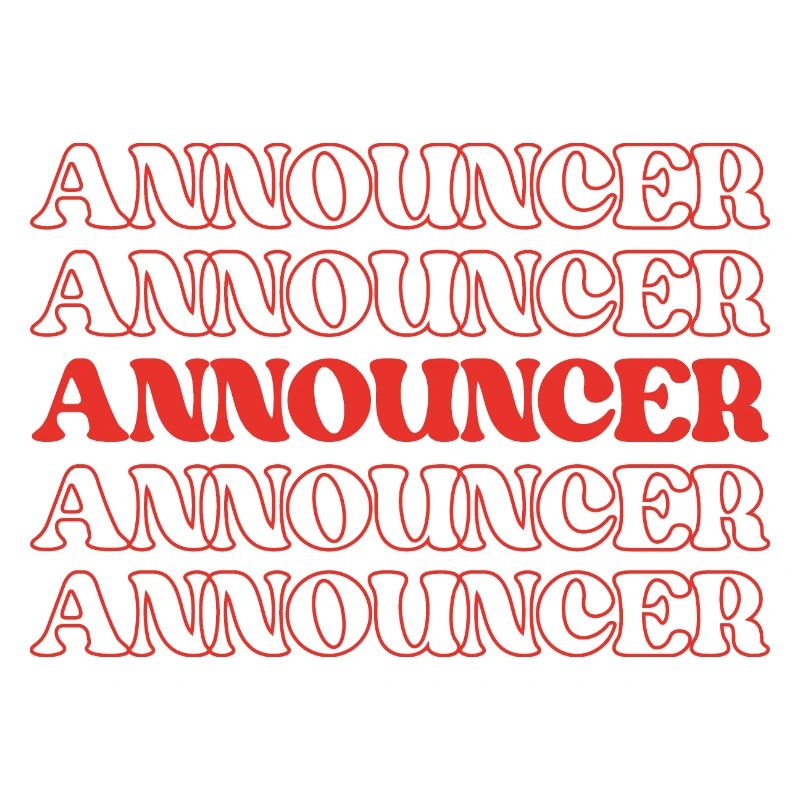 Ansager, Moderator, Moderator, Kommentator