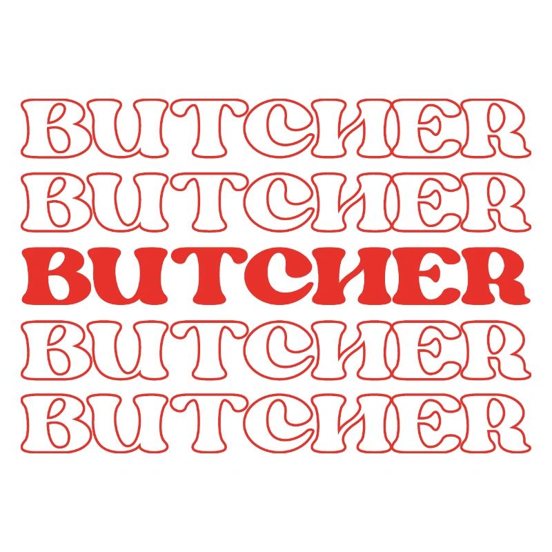 Metzger Fleischschneider Fleischverarbeiter