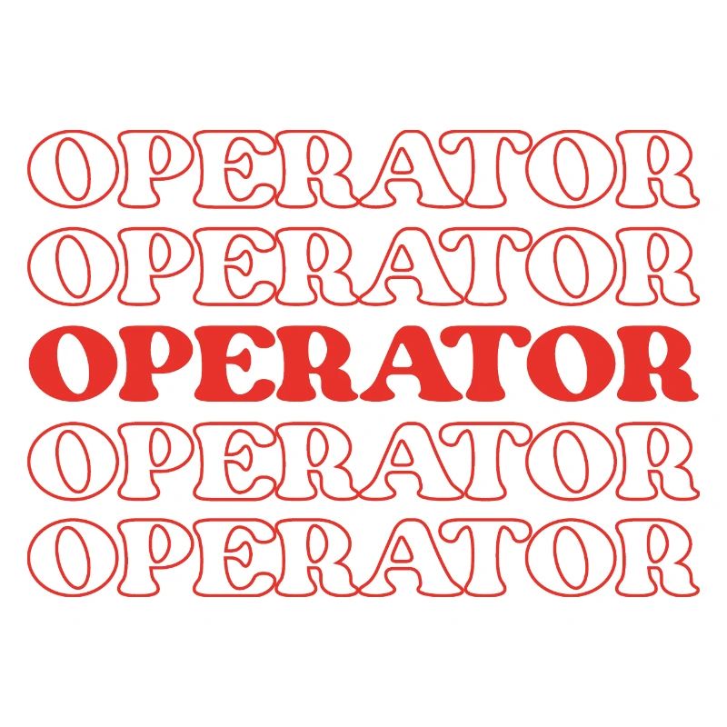 Operator Worker Technician Specialist Employee