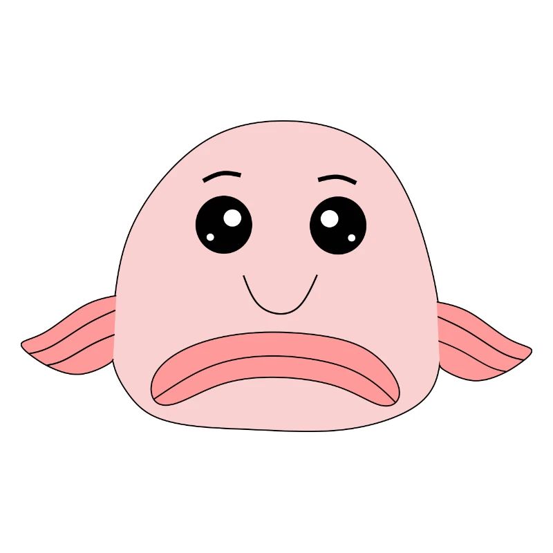 Blobfish fish comic ugly fish