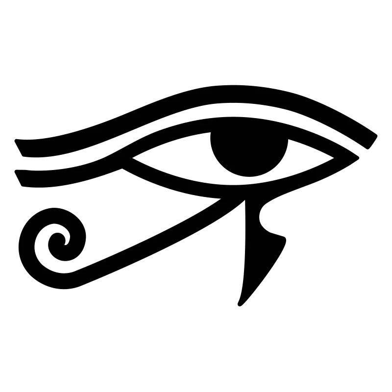 Œil de Horus Hiéroglyphe égyptien