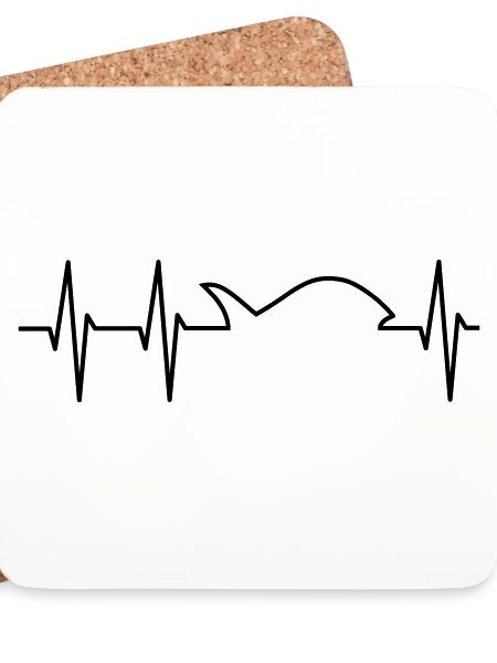 Elektrokardiogramm mit einem Fisch
