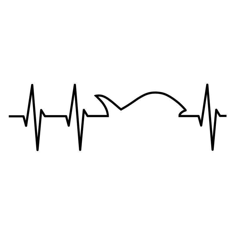 Electrocardiogram with a fish