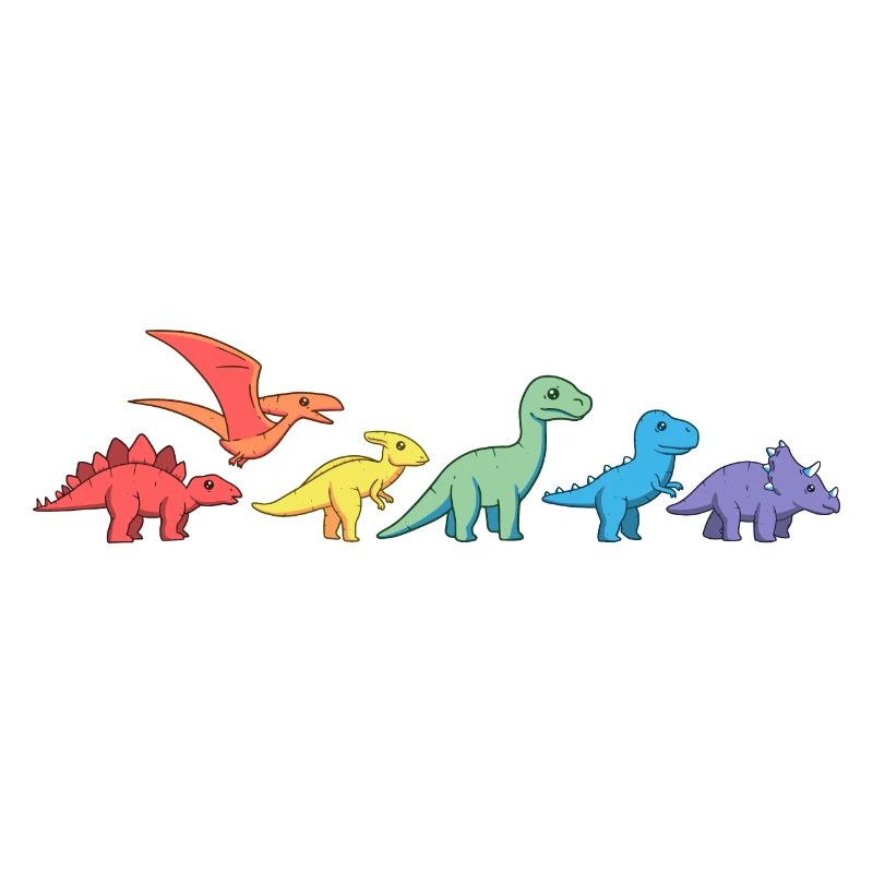Rainbow Dinos